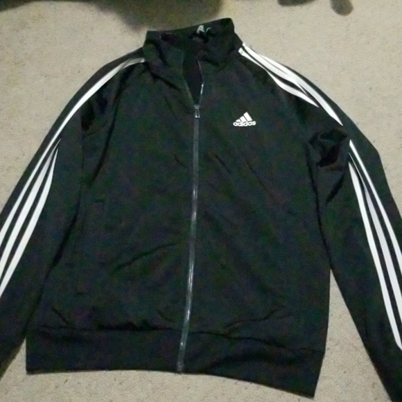 Adidas black zip up sweater - Picture 1 of 1